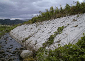 大型谷積ブロック　植栽ブロック