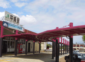 石材他　環境製品　新潟県　中条駅付近