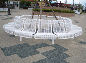 石材他　環境製品　新潟県　中条駅付近