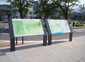 石材他　環境製品　新潟県　中条駅付近