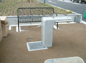 石材他　環境製品　山形県　赤湯駅付近