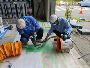 施工の様子