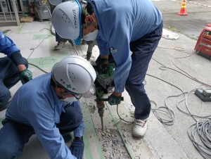 施工の様子