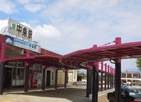 新潟県　中条駅付近